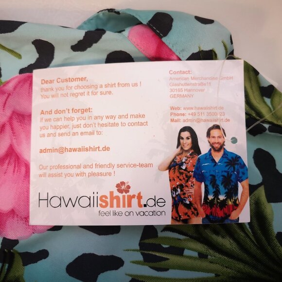 NWT King Kameha Men's Hawaii Print Size 3XL Button Front Shirt - Picture 4 of 9